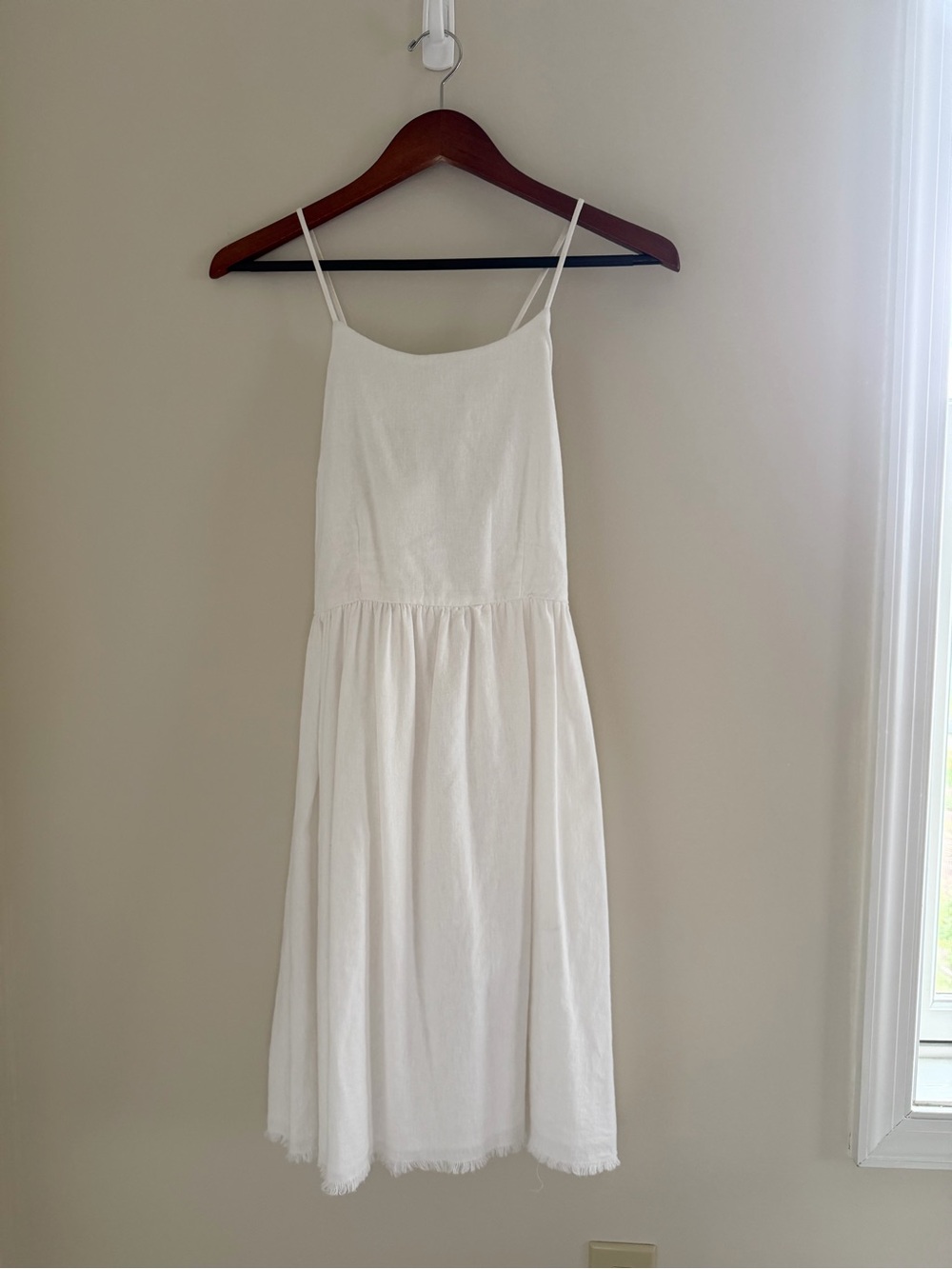 Old Navy White Spaghetti-Strap Mini Sundress